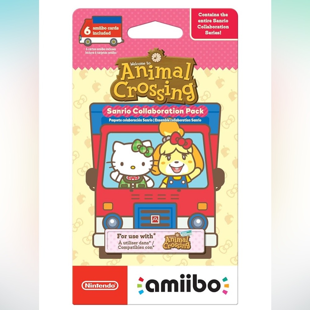 Sanrio & Nintendo Animal Crossing Collaboration Pack of 6